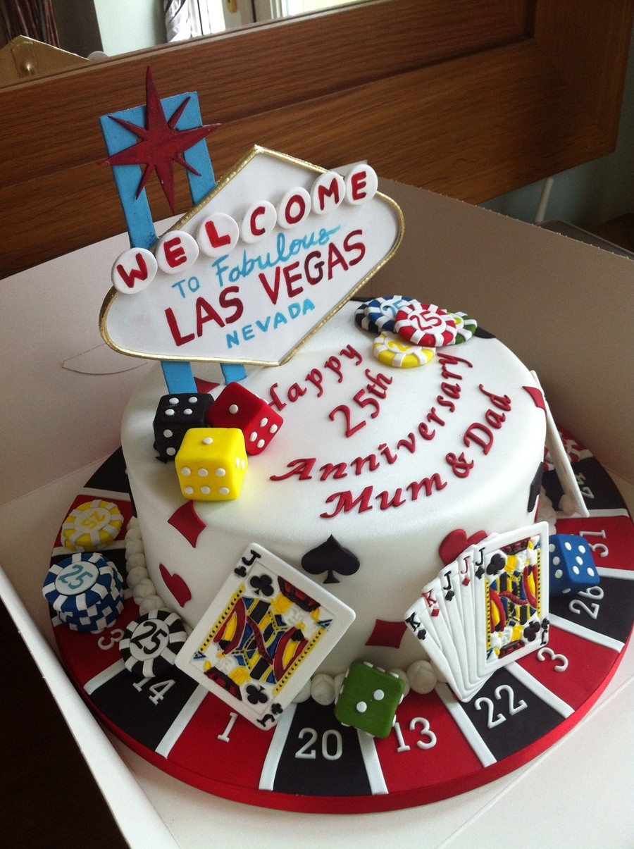 Birthday Cake Las Vegas
 Las Vegas Poker Cake CakeCentral