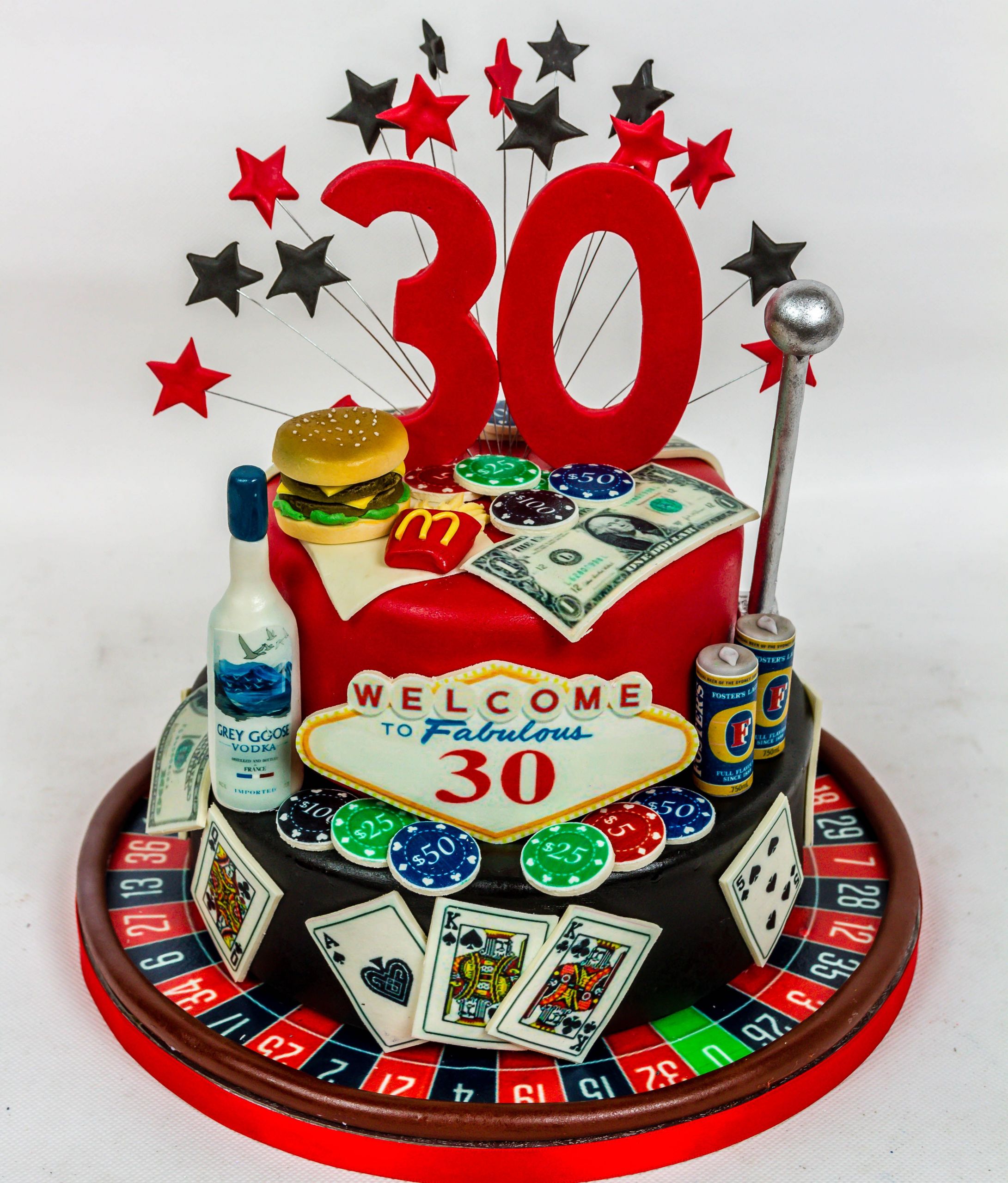 Birthday Cake Las Vegas
 Wel e to 30 Las Vegas themed 30th Birthday Cake