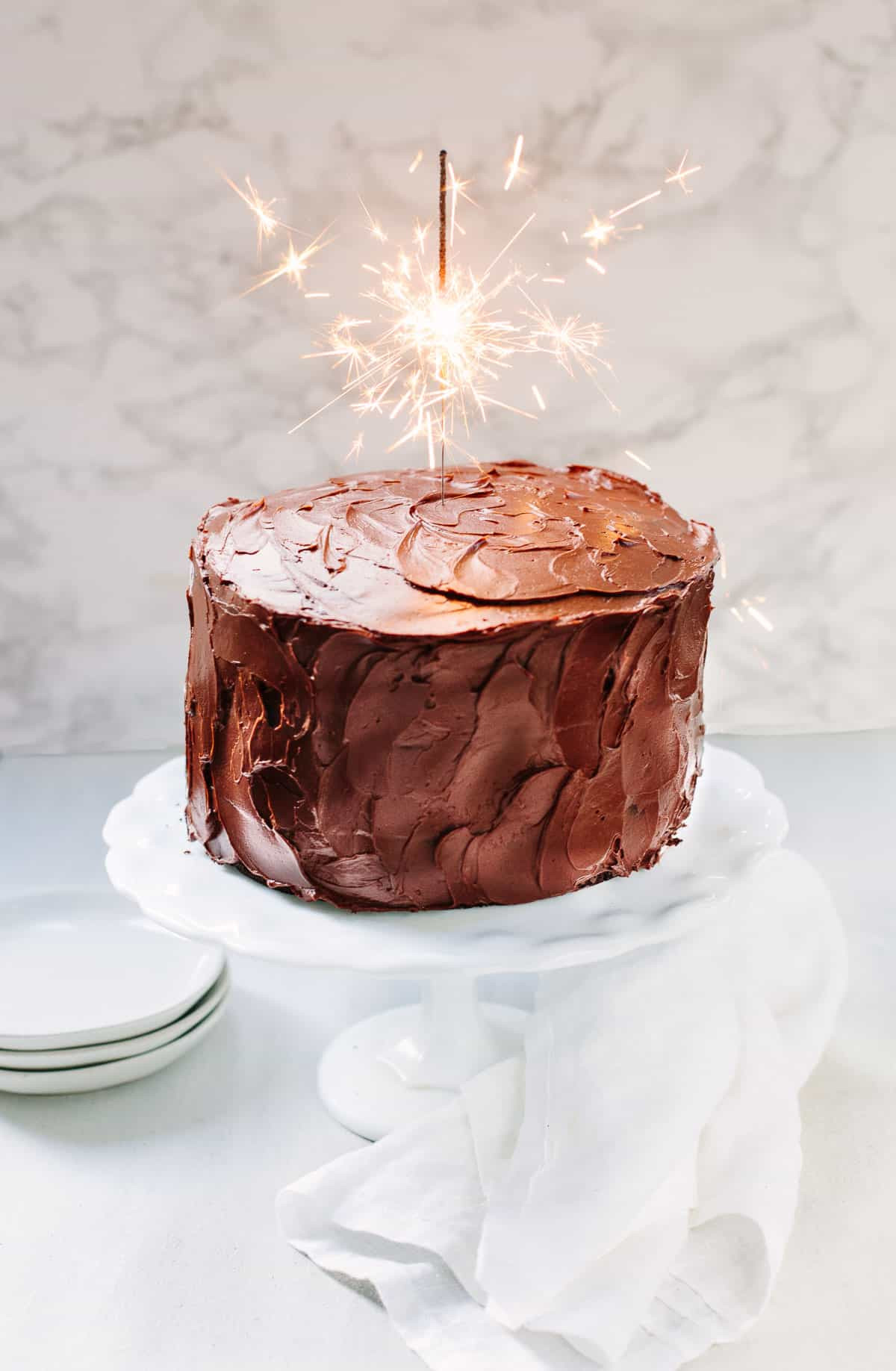 Birthday Cake Pinterest
 Chocolate Birthday Cake with Chocolate Ganache