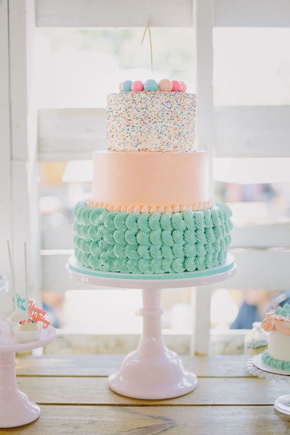 Birthday Cake Pinterest
 5 WAYS TO THROW AN ADORABLE COLORFUL KIDS PARTY
