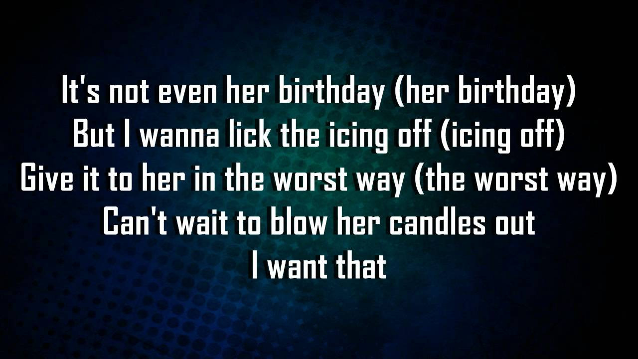 Birthday Cake Rihanna Lyrics
 Rihanna Ft Chris Brown Birthday Cake Remix Lyrics