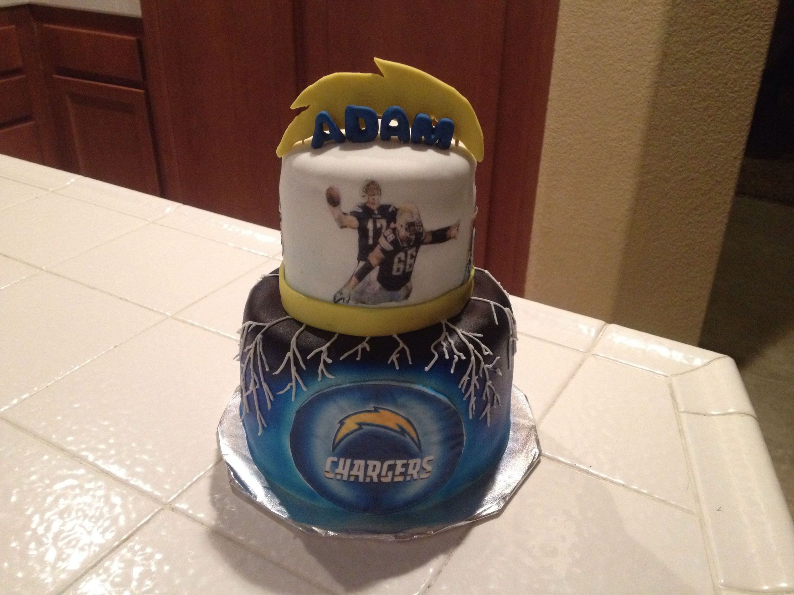 Birthday Cake San Diego
 Chargers cake