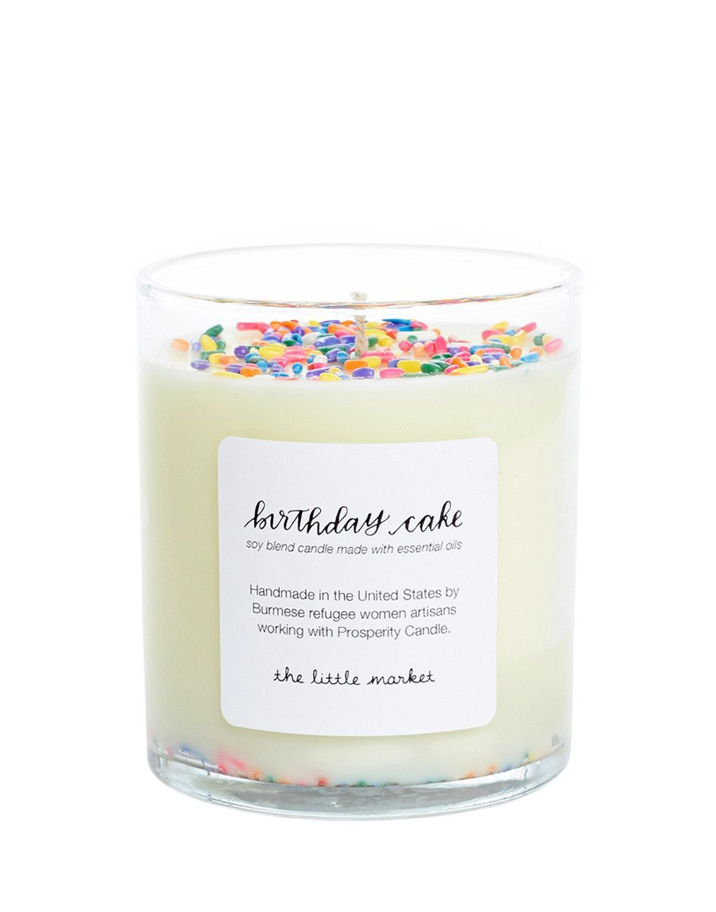 Birthday Cake Scented Candles
 The Little Market Soy Blend Candle Birthday Cake