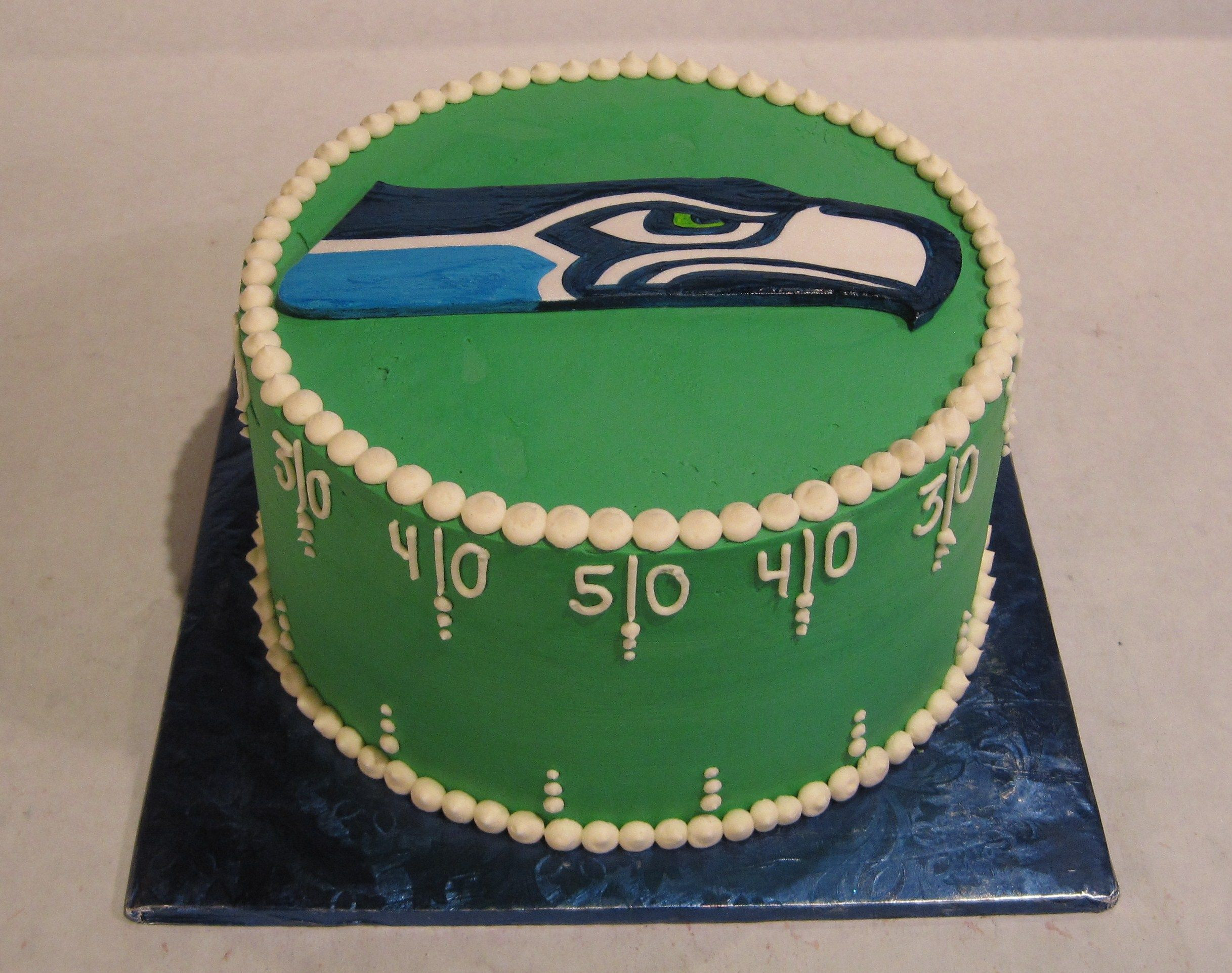 Birthday Cake Seattle
 Seahawks football cake With images