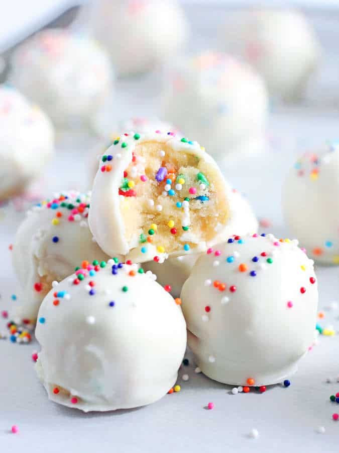 Birthday Cake Truffles
 No Bake Birthday Cake Truffles The Best Blog Recipes