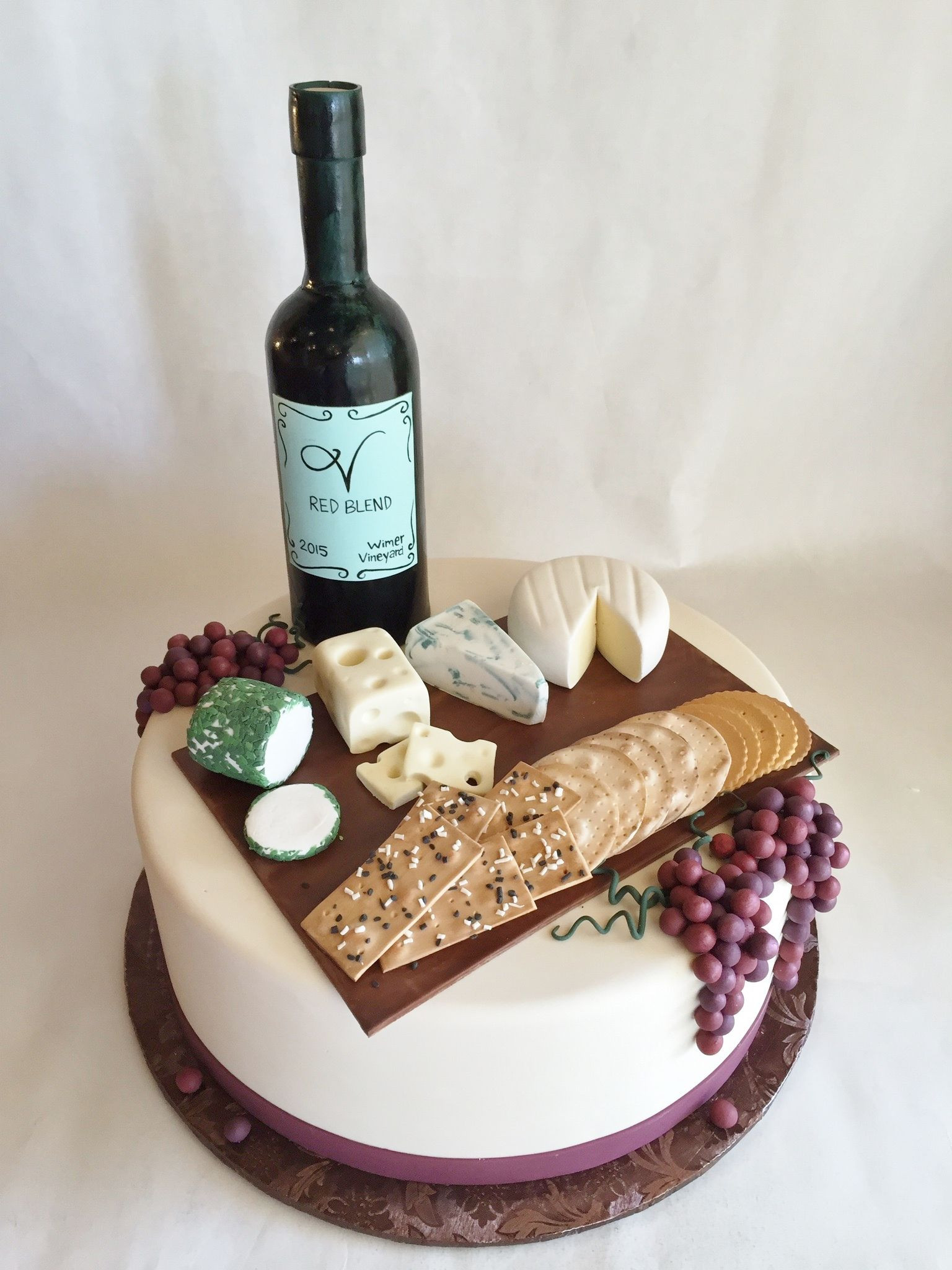 Birthday Cake Vineyards
 Custom Cake Birthday Cake Fondant