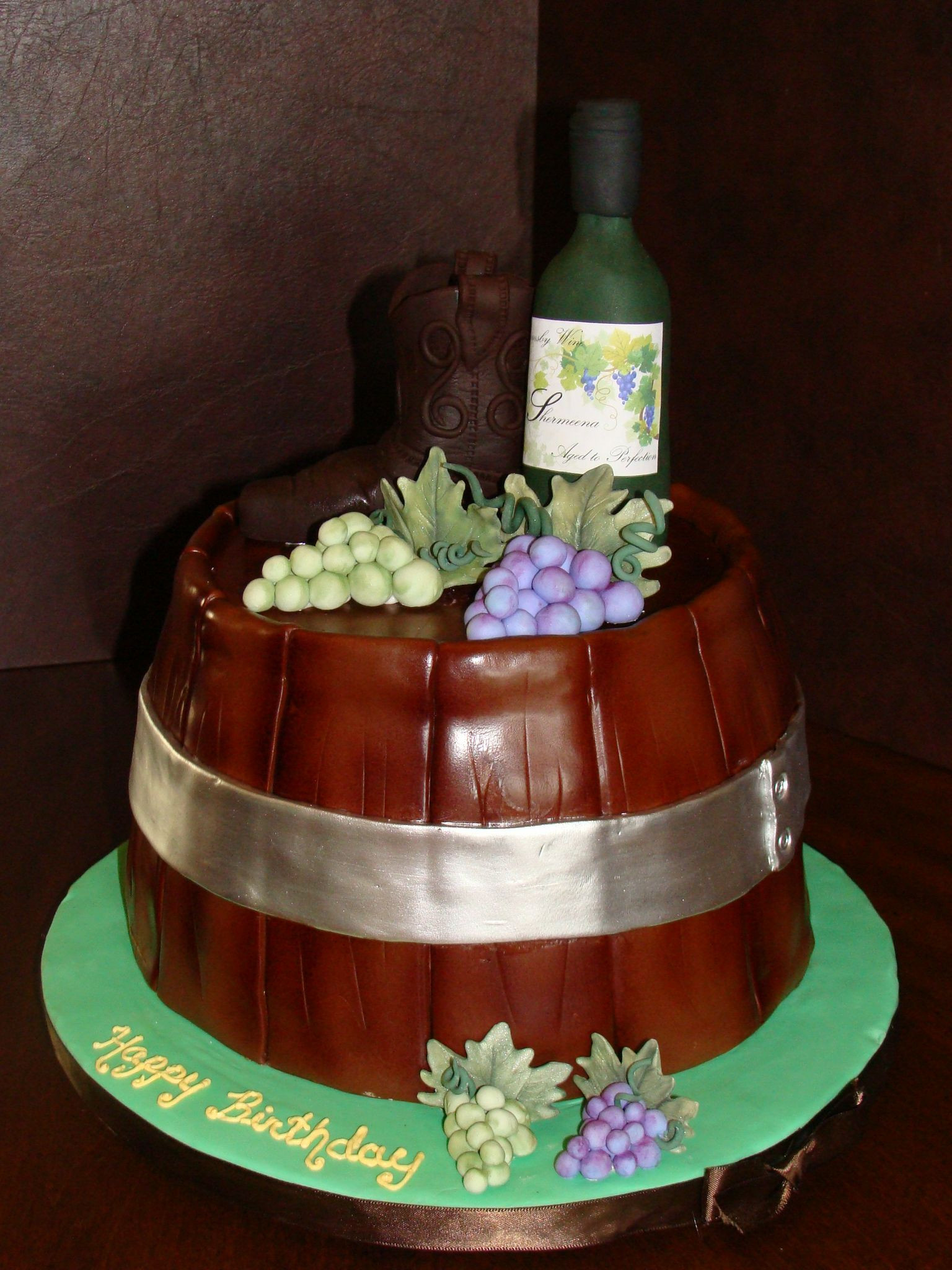 Birthday Cake Vineyards
 A little wine for a birthday surprise Sculpted carrot