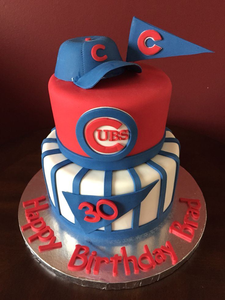 Birthday Cakes Chicago
 34 Best images about Chicago Cubs Cakes on Pinterest