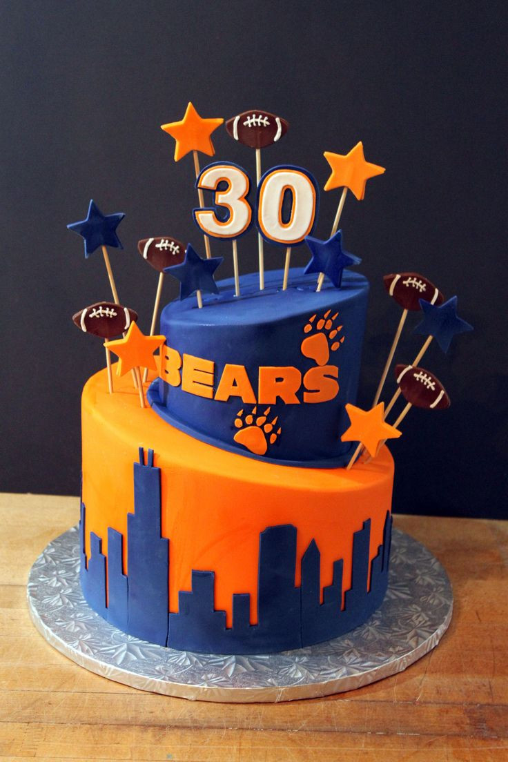 Birthday Cakes Chicago
 207 best chicago bears parties & cakes images on Pinterest
