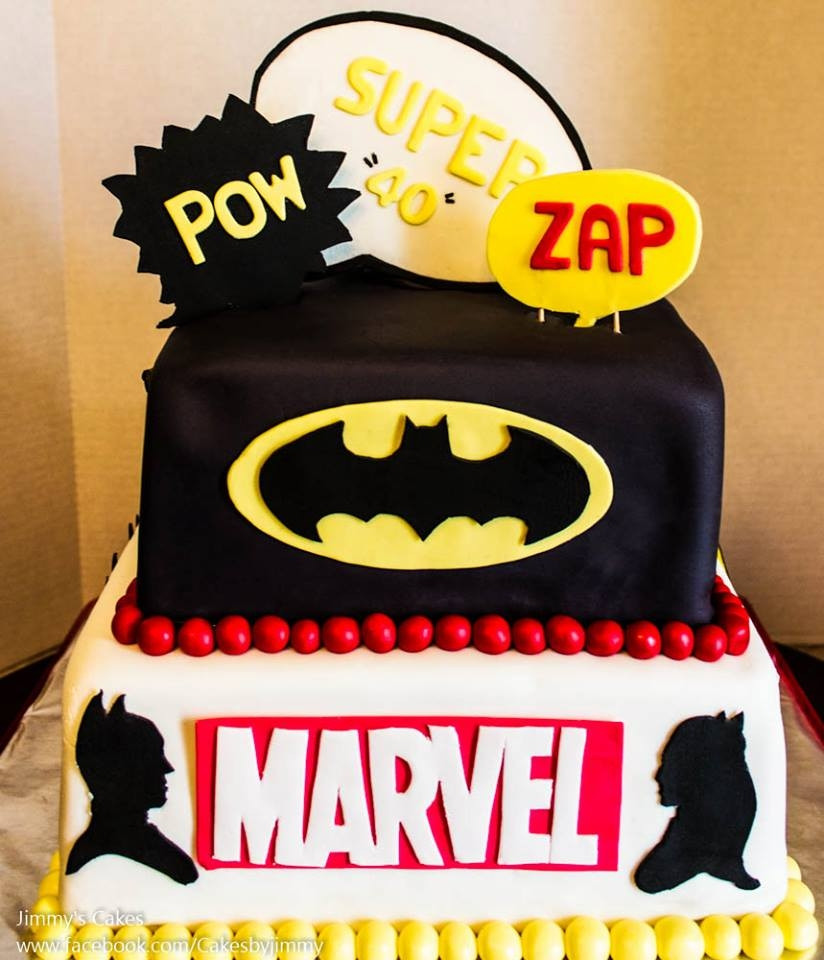 Birthday Cakes Dc
 Dc ics & Marvel Superheroes Birthday Cake CakeCentral