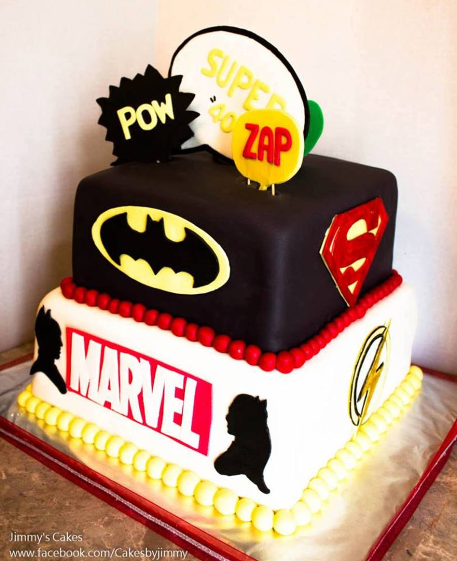 Birthday Cakes Dc
 Dc ics & Marvel Superheroes Birthday Cake CakeCentral