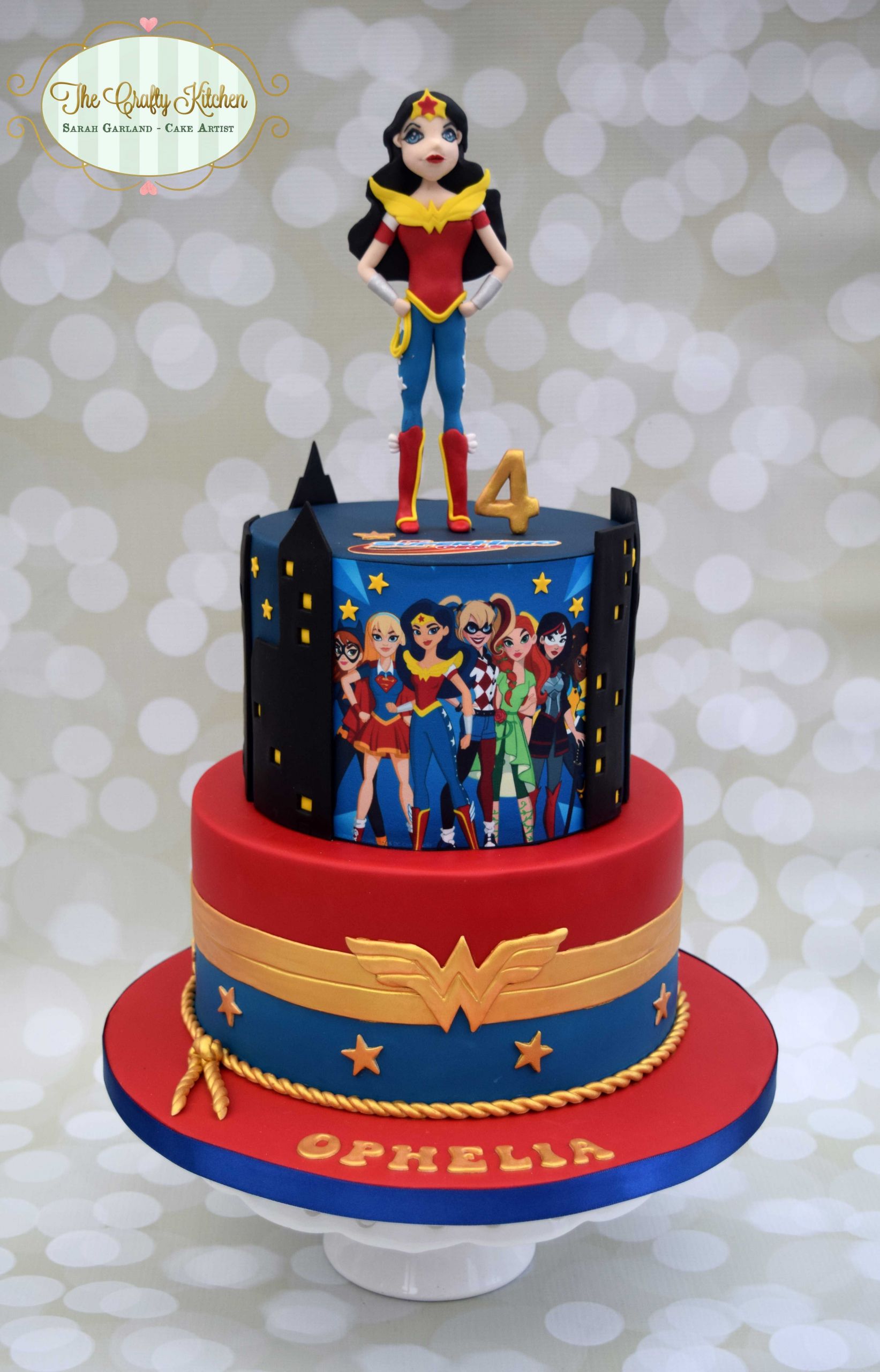 Birthday Cakes Dc
 DC Superhero Girls Cake wonder woman in 2019