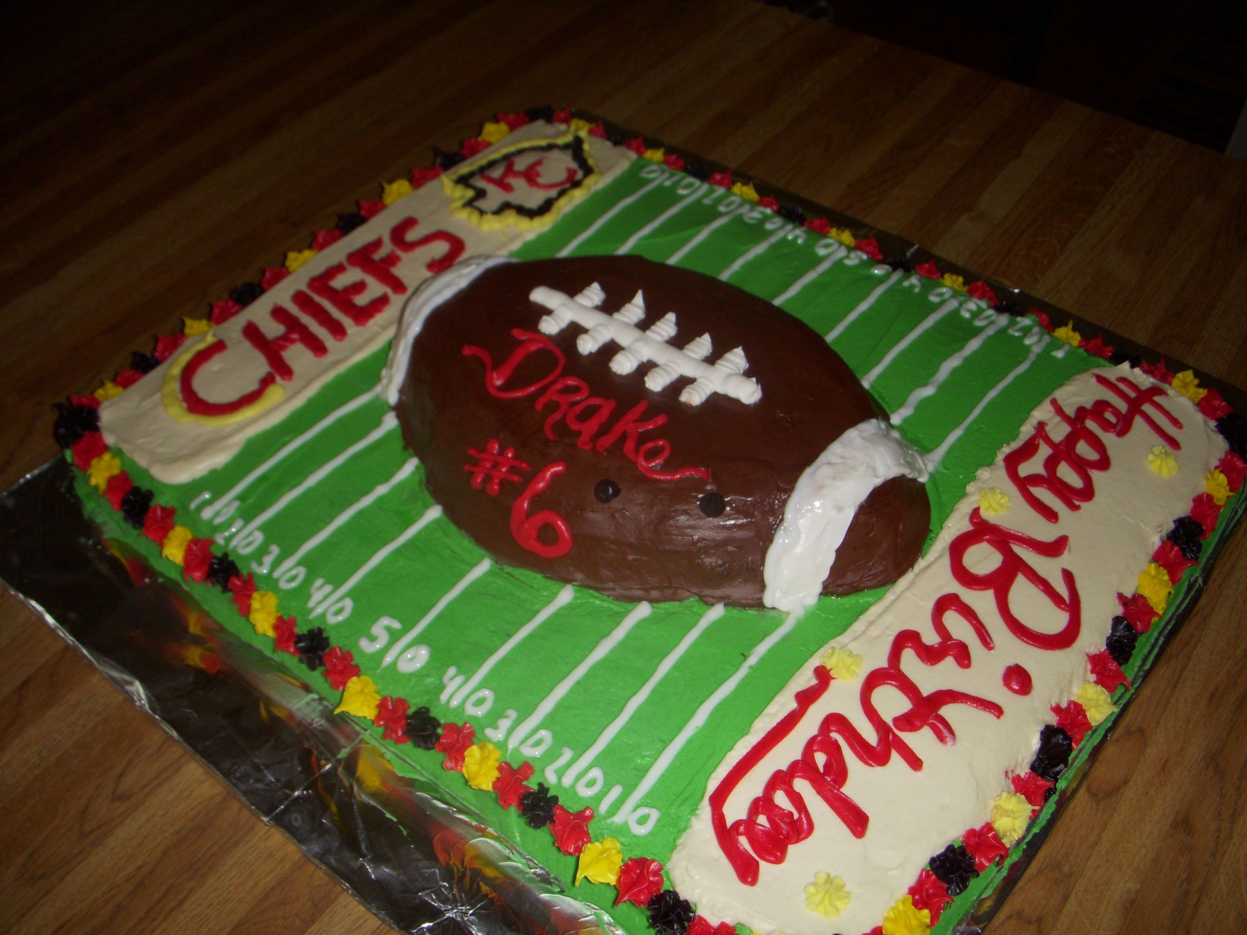 Birthday Cakes Kansas City
 Kansas City Chiefs Birthday cake