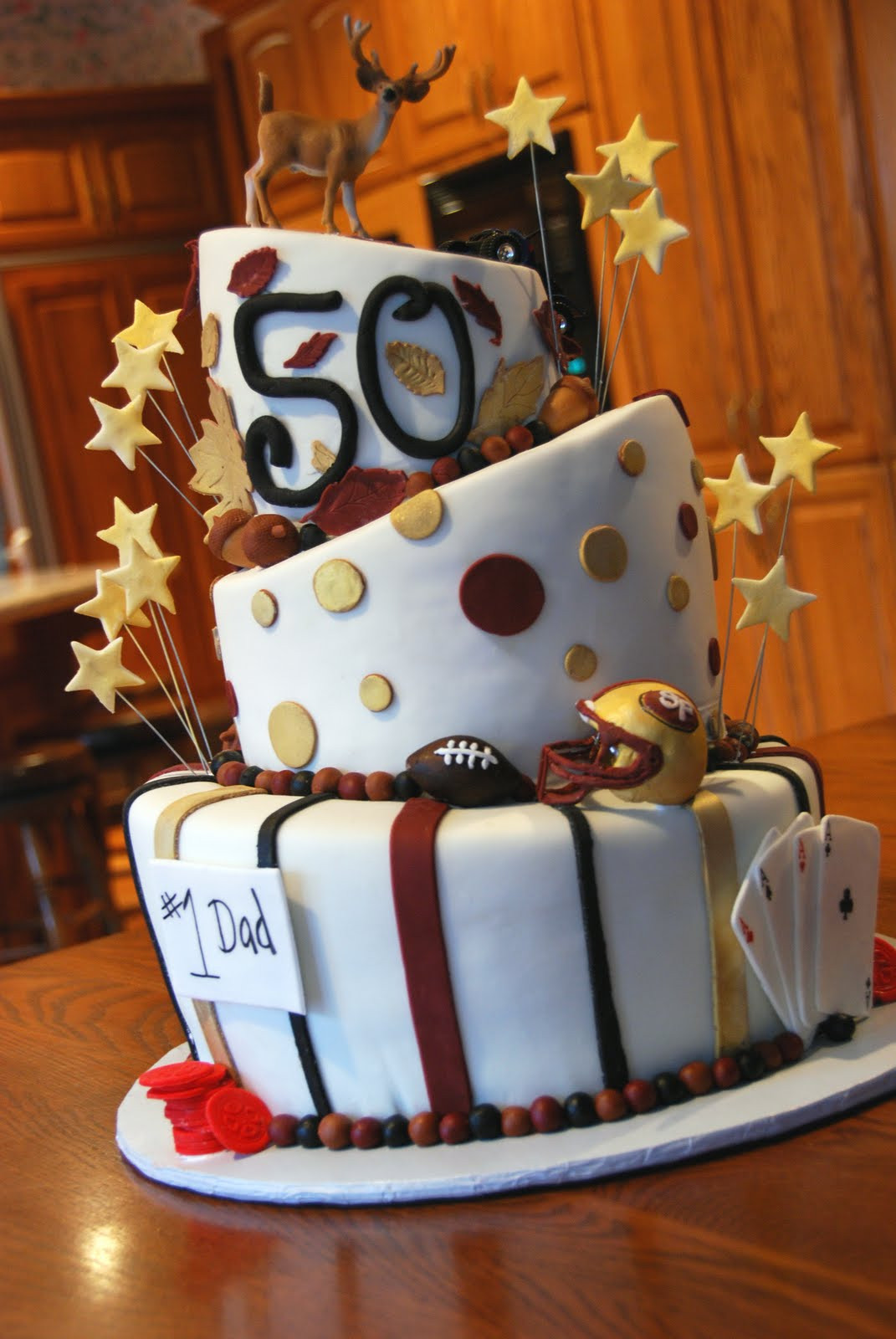 Birthday Cakes Pinterest
 Cup ee Cakes 50th Birthday Cake