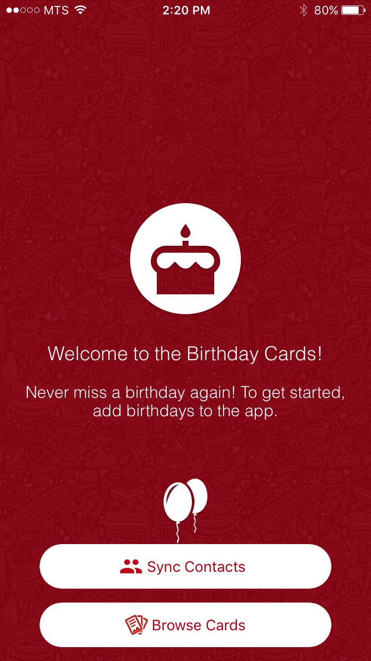 Birthday Card App
 Best birthday tracking apps