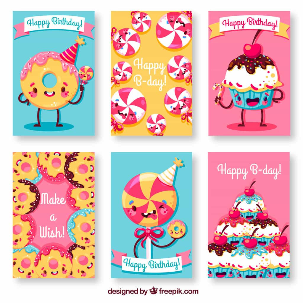 Birthday Card Designs
 45 Downloadable Birthday Card Designs [AI file Jpeg EPS ]