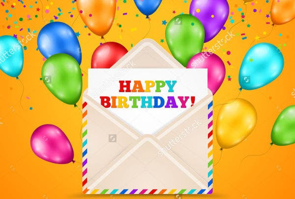 Birthday Card Email
 9 Email Birthday Cards Free Sample Example Format