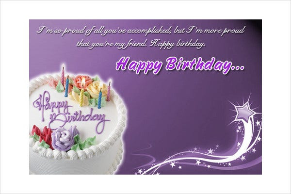 Birthday Card Email
 10 Free Email Cards Free Sample Example Format