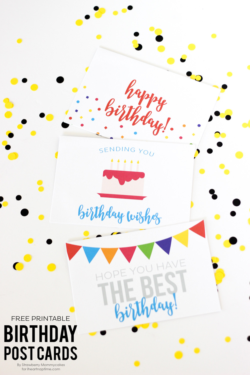 Birthday Card Free
 Free Birthday Printables Eighteen25