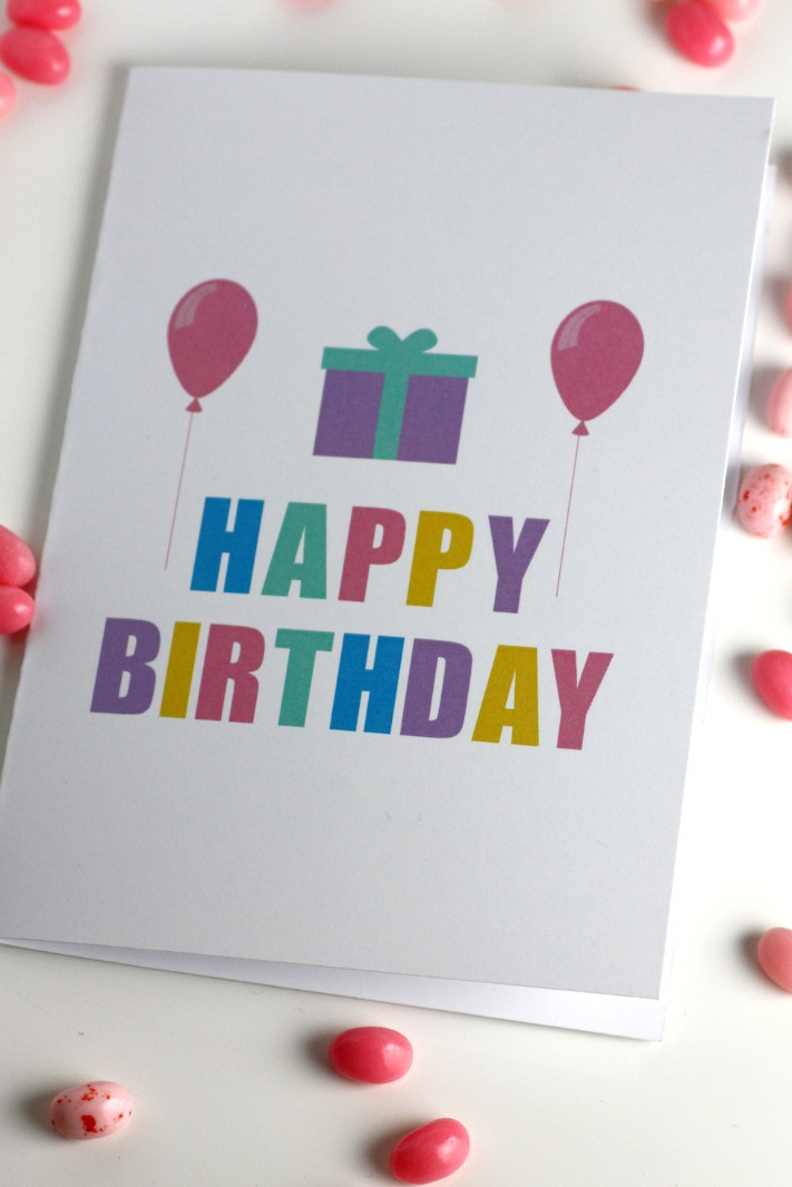 Birthday Card Free
 Free Printable Blank Birthday Cards