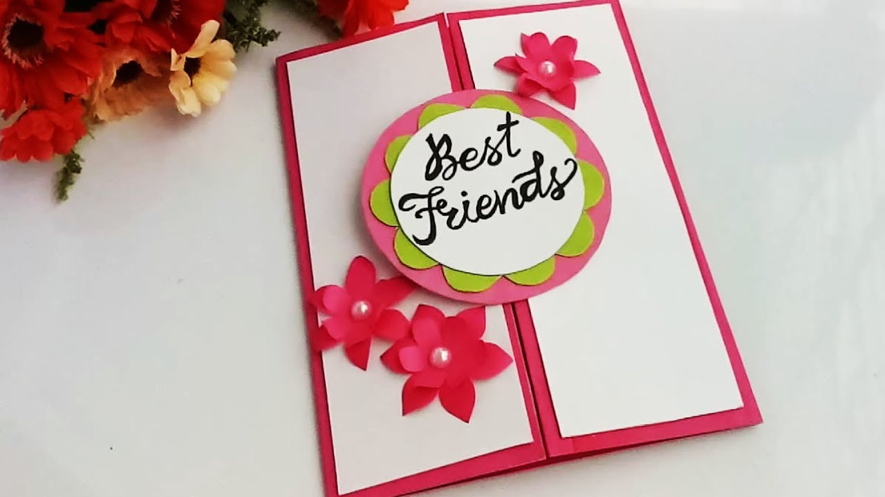 Birthday Card Ideas For Friends
 How to make Special Card For Best Friend DIY Gift Idea