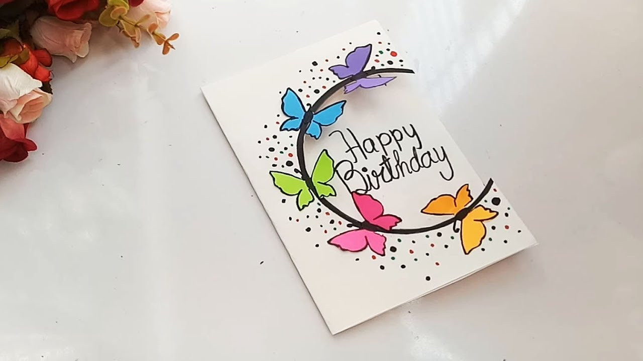 Birthday Card Ideas For Friends
 How to make Special Butterfly Birthday Card For Best