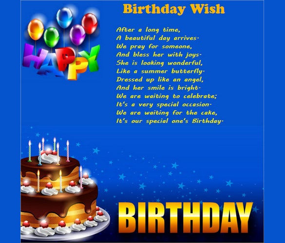 Birthday Cards Email
 11 Birthday Email Templates Free Sample Example