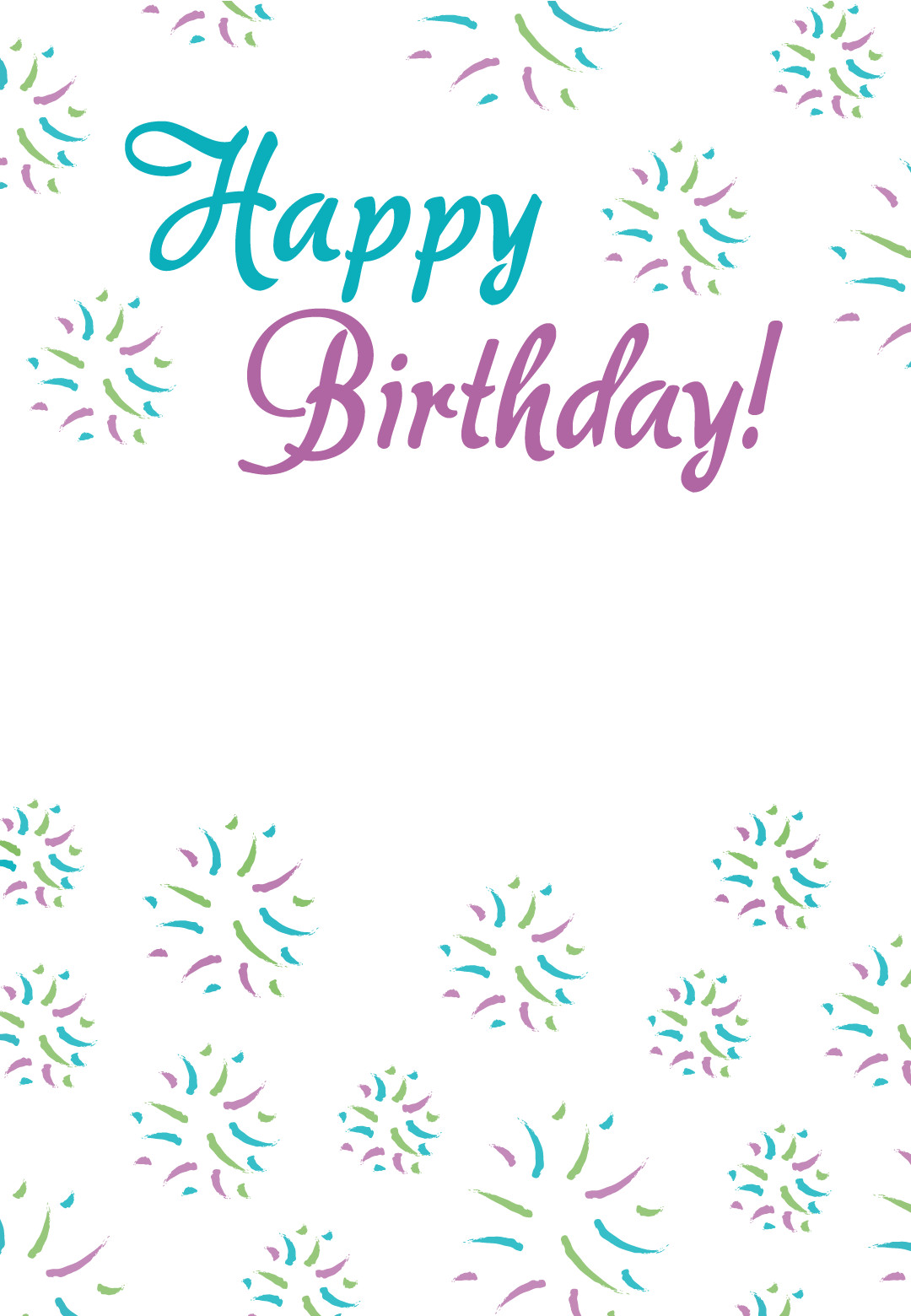 Birthday Cards To Print Out
 Birthday Wishes Birthday Card Free