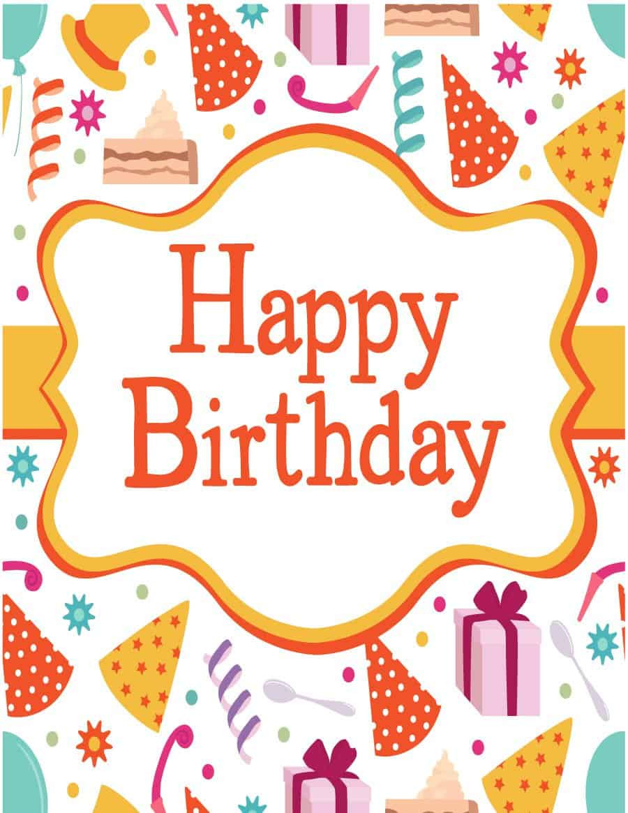 Birthday Cards To Print Out
 41 Free Birthday Card Templates in Word Excel PDF