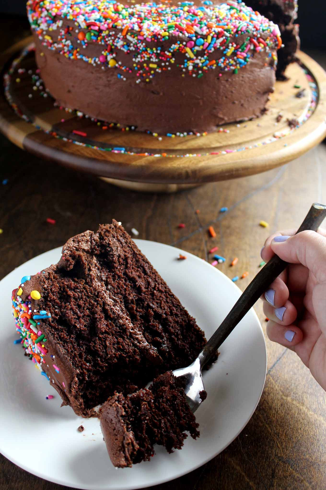 Birthday Chocolate Cake
 Classic Chocolate Birthday Cake