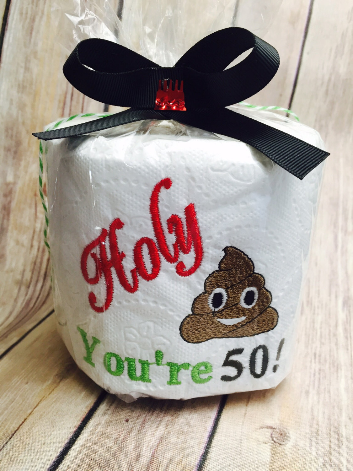Birthday Gag Gifts
 Gag t Birthday t Embroidered Toilet Paper Holy