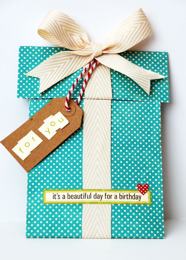 Birthday Gift Card Ideas For Her
 Scrapbook & Cards Today Blog More fun t card ideas