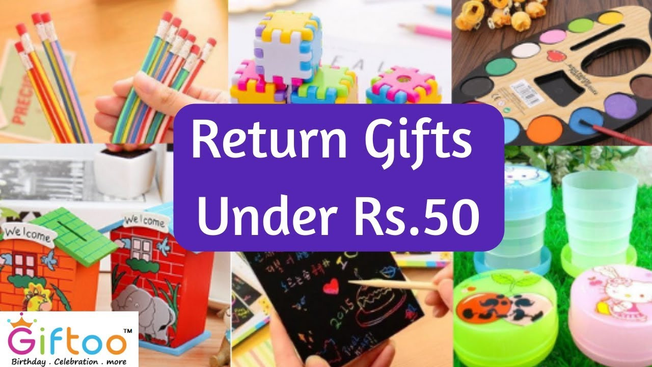 Birthday Gift For Kids
 Return Gifts Ideas🔥🔥🔥 Under Rs 50 🤩 for Kids birthday