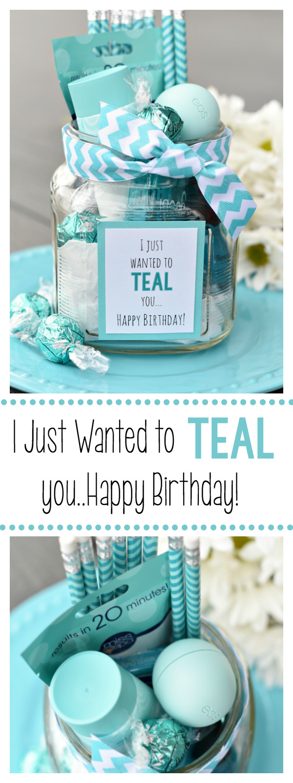 Birthday Gift Idea
 Teal Birthday Gift Idea for Friends – Fun Squared