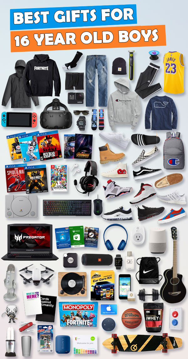 Birthday Gift Ideas For 16 Year Old Boy
 Gifts for 16 Year Old Boys [Hundreds of Choices