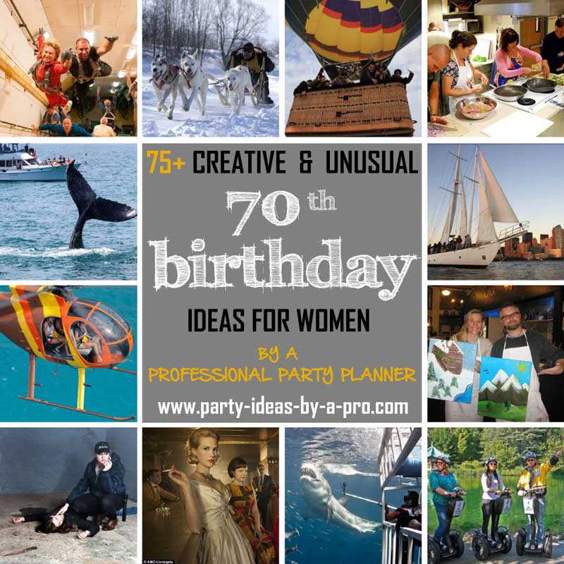 Birthday Gift Ideas For 70 Year Old Woman
 75 Creative 70th Birthday Ideas for Women —by a