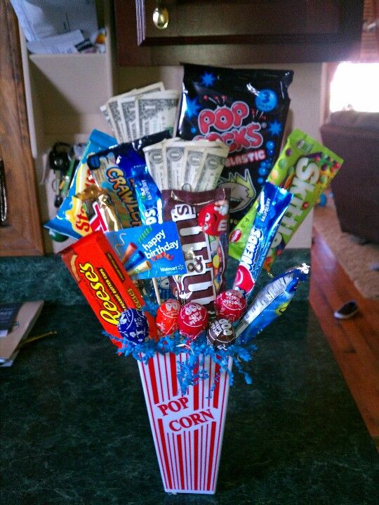 Birthday Gift Ideas For 9 Year Old Boy
 Candy bouquet Perfect t for a 9 year old boy Throw in