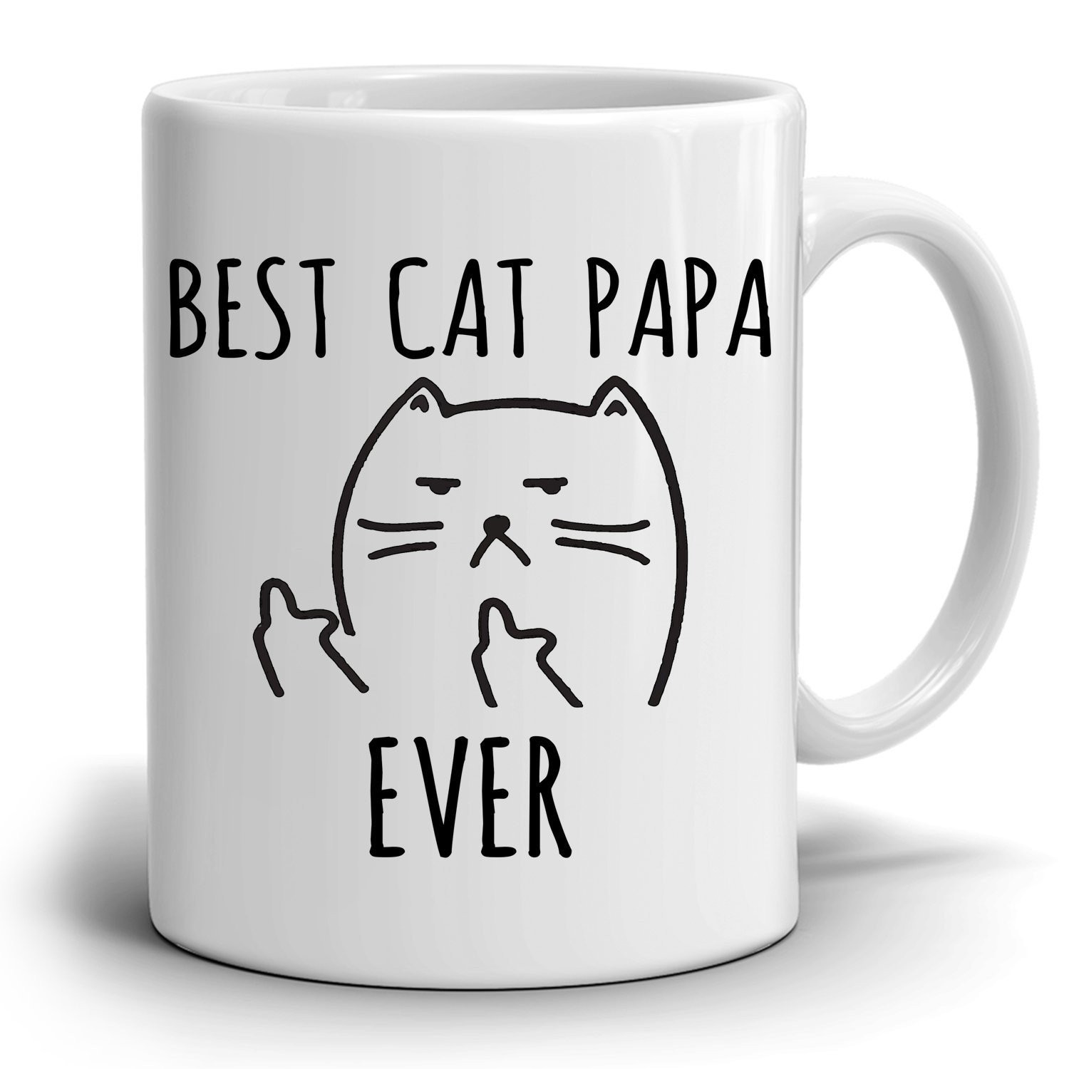 Birthday Gift Ideas For Father In Law
 Best Cat Papa Ever Funny Gifts for Dad Grandpa Father