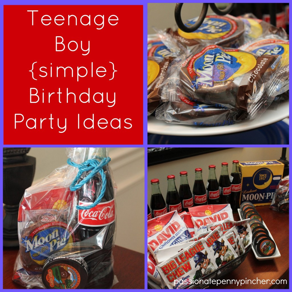 Birthday Gift Ideas For Teen Boys
 Teenage Boy Birthday Party Ideas Passionate Penny Pincher