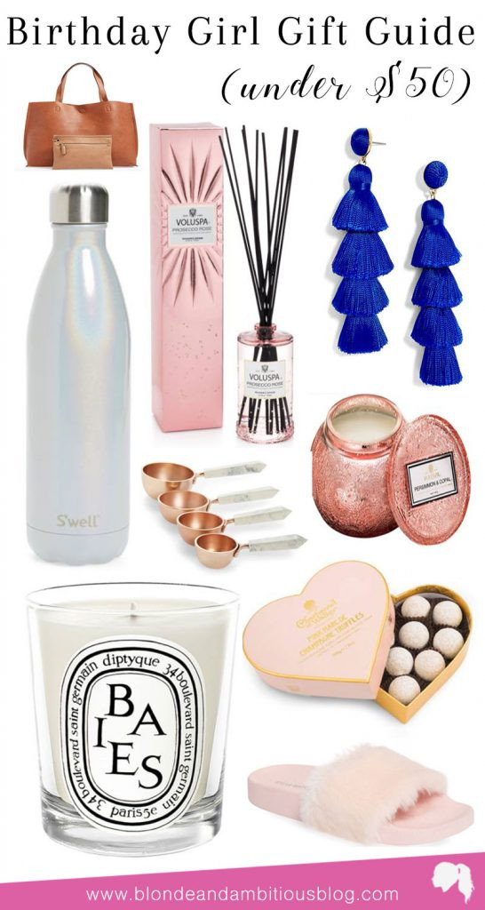 Birthday Gifts For Her
 Birthday Gift Guide Under $50 For Her