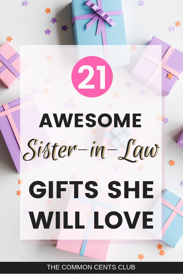 Birthday Gifts For Sister In Law
 21 Gifts for Sister in Law Birthday & Christmas Gift