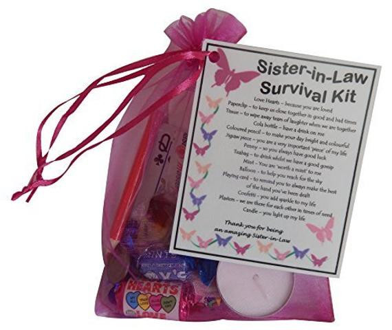 Birthday Gifts For Sister In Law
 Sister in Law Survival Kit Gift Great present for by