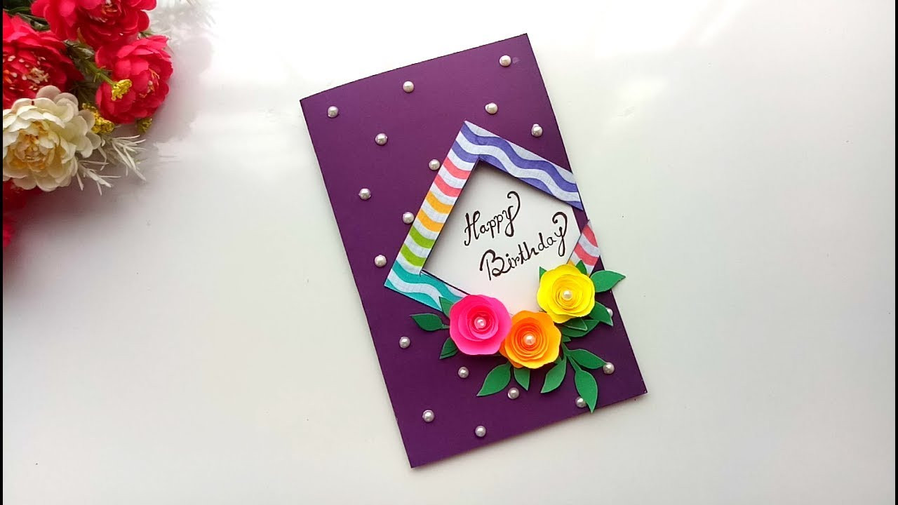 Birthday Greeting Card
 Beautiful Handmade Birthday card idea DIY Greeting Pop