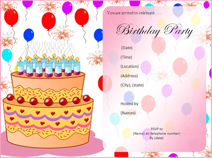 Birthday Invitations Ideas
 12 Birthday Party Invitations – Party Ideas
