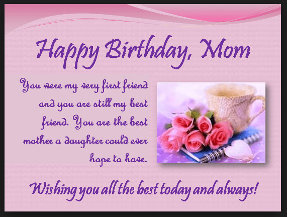 Birthday Mom Quotes
 Heart Touching 107 Happy Birthday MOM Quotes from Daughter