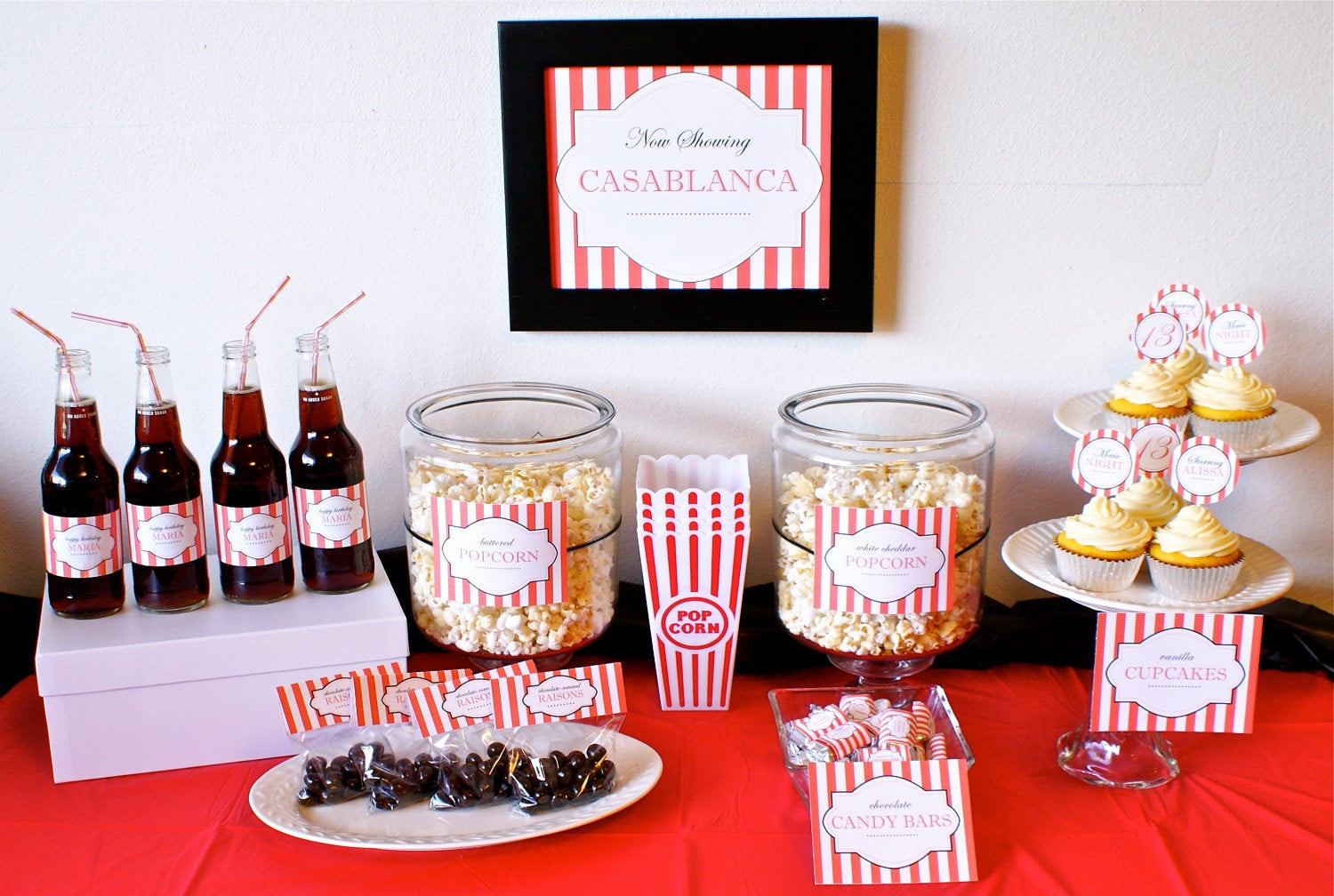 Birthday Party At The Movies
 Movie Theme Party Package Birthday Party or Shower Movie