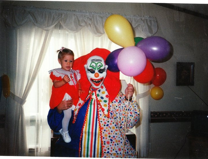 Birthday Party Clowns
 The clown that attended my first birthday party back in