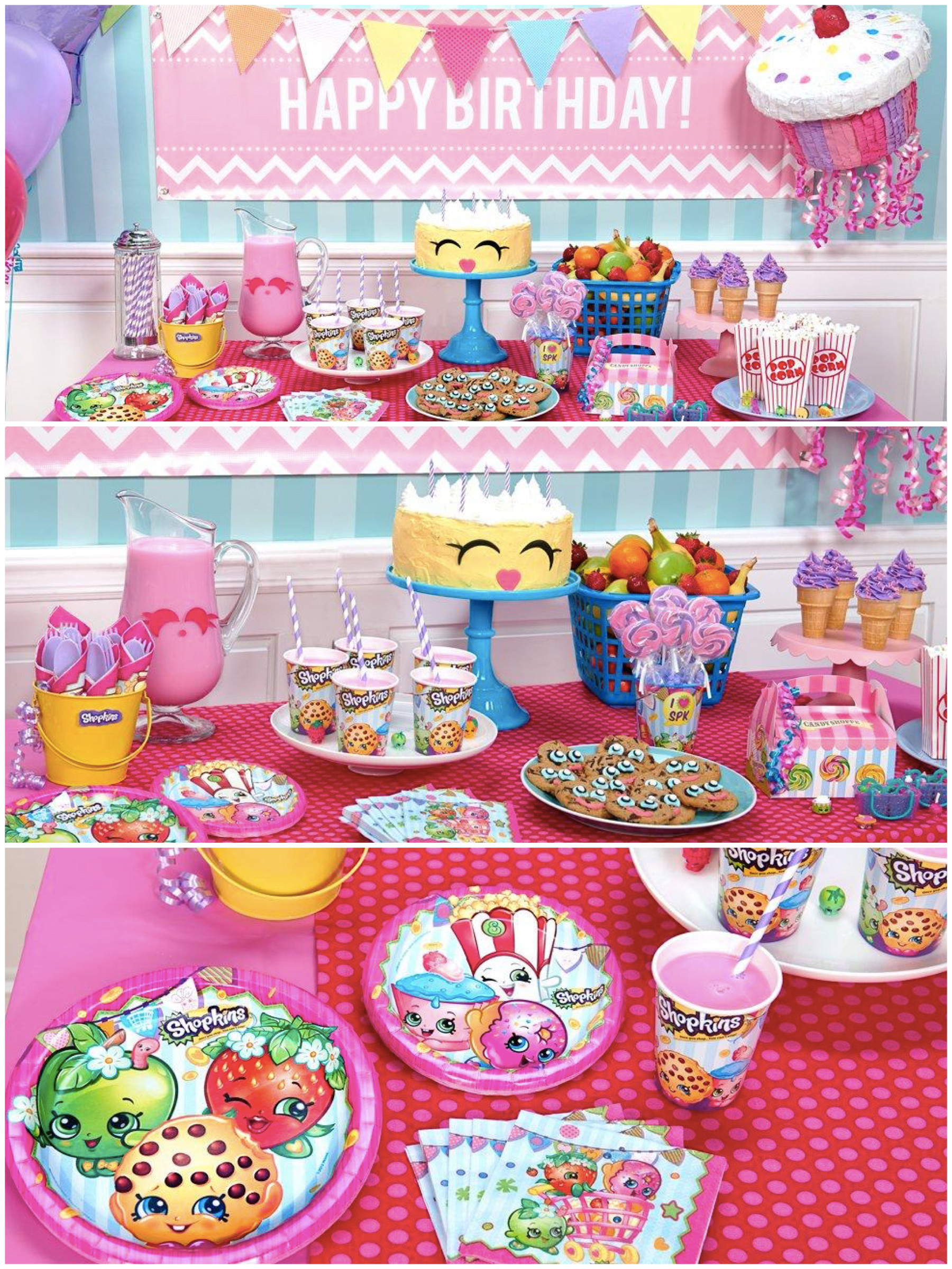 Birthday Party Decorations
 Shopkins Birthday Party Planning Ideas & Supplies