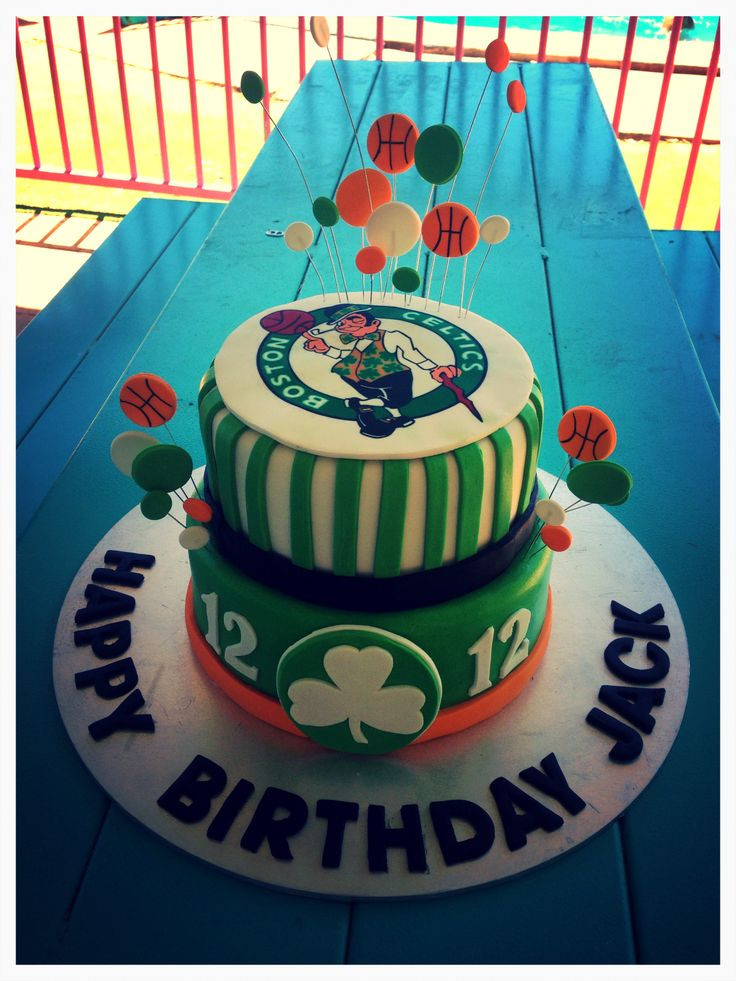 Birthday Party Ideas Boston
 17 Best images about Boston Celtics Cakes on Pinterest