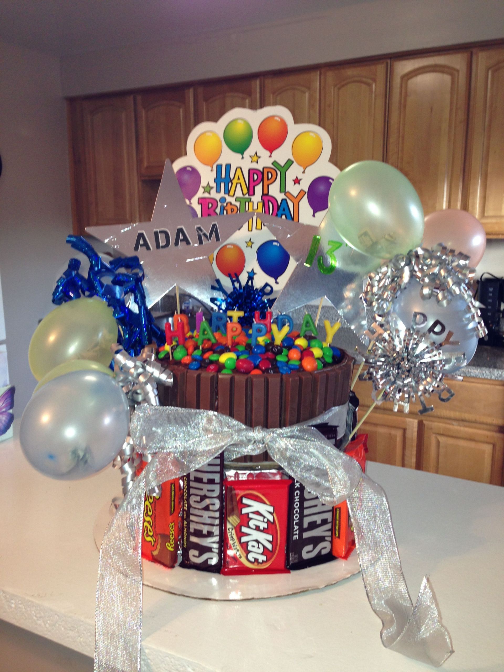 Birthday Party Ideas For 13 Year Olds
 13 year old candy bar kit kat cake